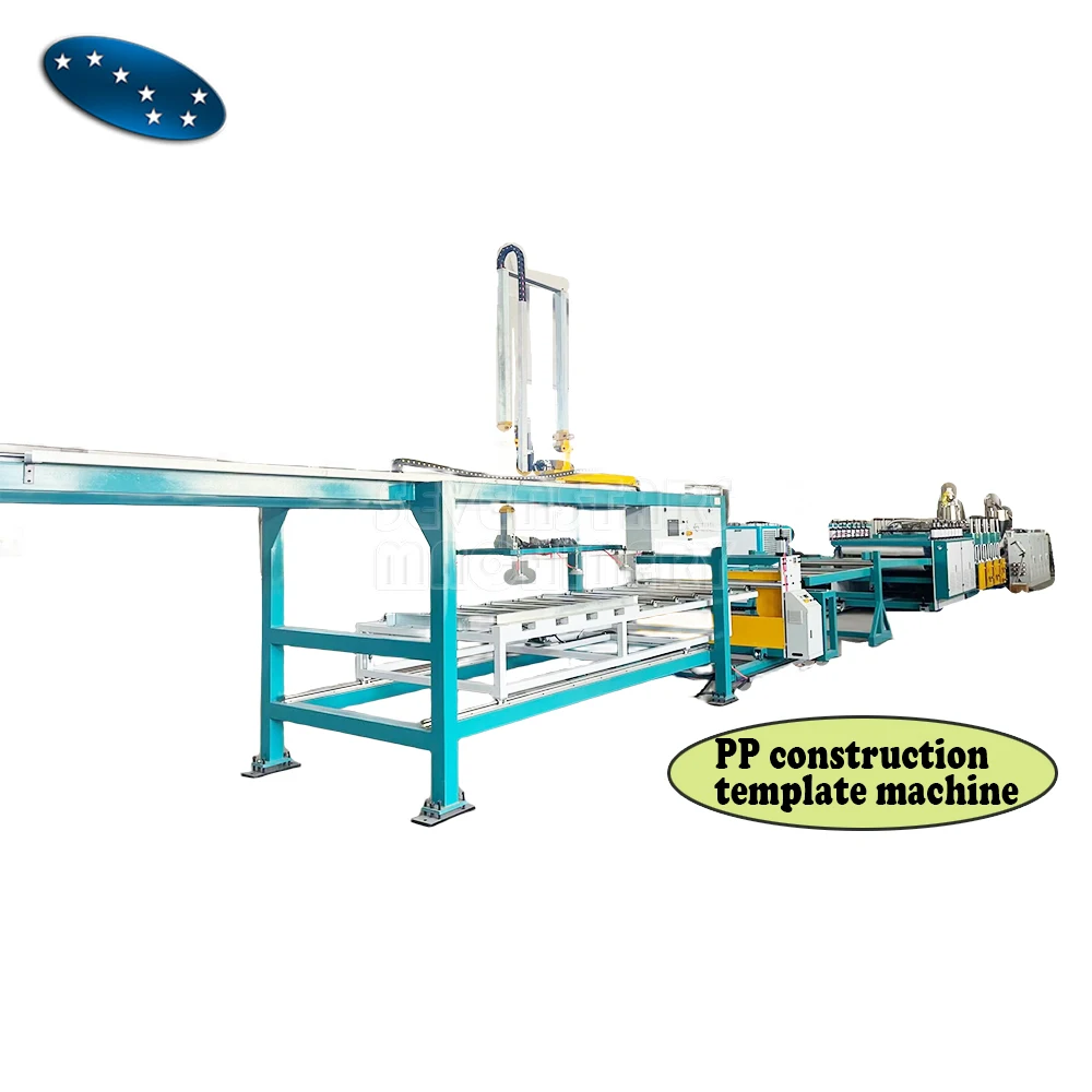 Sevenstars PP Sheet Recycled Building Fireproof Template Construction Hollow Board PP Formwork Template Machine