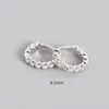 8.5mm oro bianco pietra bianca