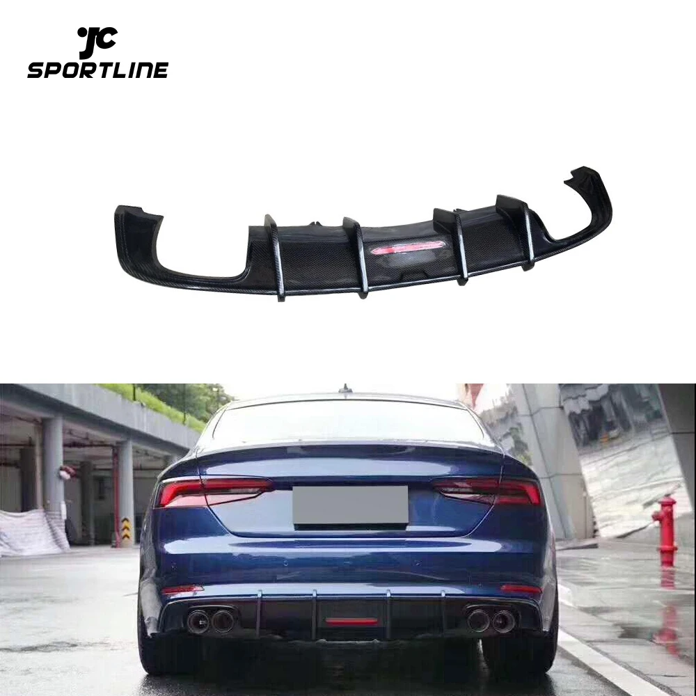 Carbon Fibre Facelift S5 Rear Valance Lip For Audi S5 B9 A5 Sline 17 18 19 Buy S5 Rear Valance S5 Carbon Rear Valance Rear Valance For Audi S5 Product On Alibaba Com