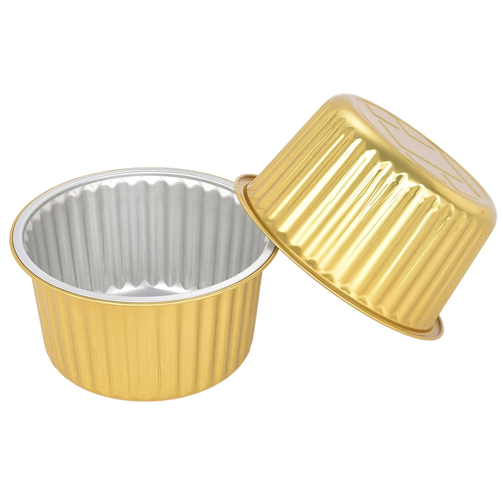 product round 180mm 1700ml custom aluminum foil food container 7inch 57oz full size tray lid foil containers with lid-4