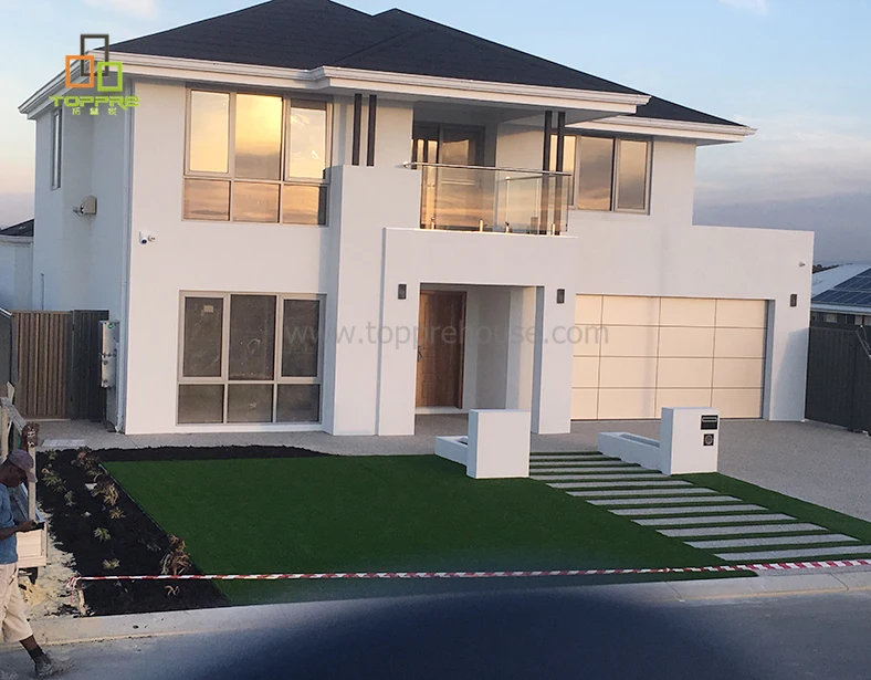 Luxury Modern Home Prefabricated Factory Supply Fast Build Light Steel Gauge Metal Frame Villa House 3 4 5 Room Home for Sydney