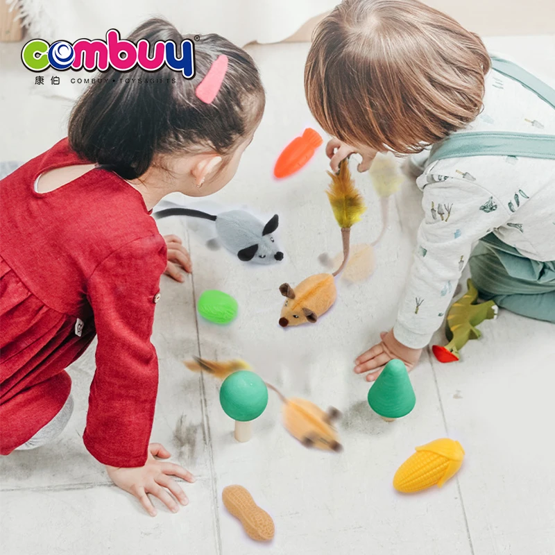 Забавная имитация мягкого индукционного освещения кролик ловит