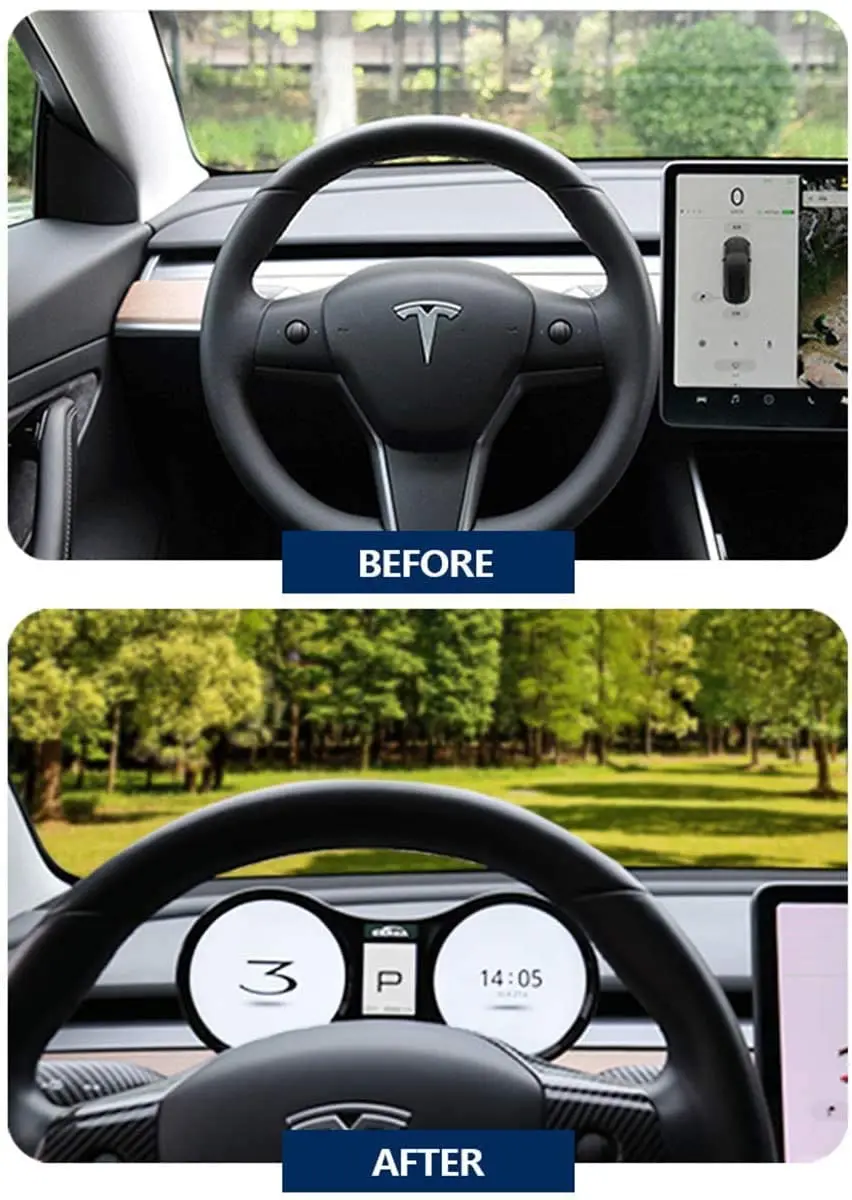 テスラ Model 3 / Model Y 用 12.3インチ LCD 多機能ダッシュボード