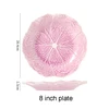 8 inch plate(purple)
