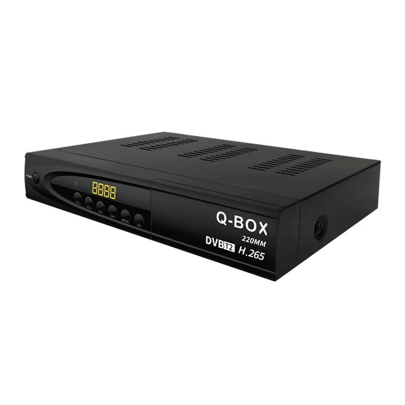 Q-BOX 220MM 2023 Satellite Decoder Box Latest Strong Decoder