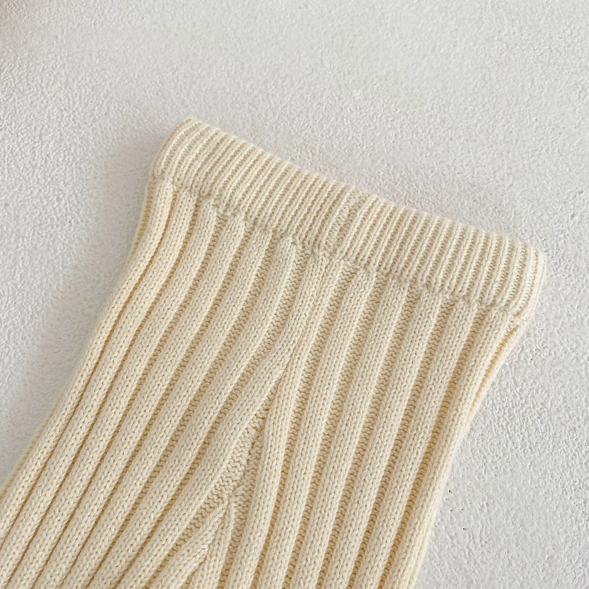 newborn 0-3 years old cotton stretch pants spring warm cotton infant casual knit solid color baby boy pants