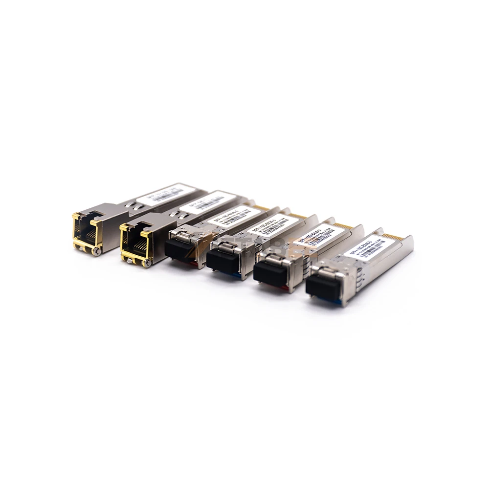 Fiber Optical SFP Transceiver Module Adaptive Copper SFP RJ45 10M 100M 1000M 100M Ip Router Ethernet 2 Port Iptv Box Ftth Router
