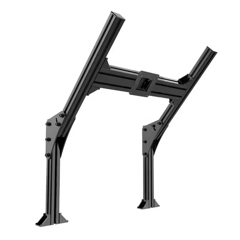 Single Monitor Mount Vesa Panel Screen Hanger Arm Floor Bracket Single Monitor Stand for Sim Rig Sim Racing Cockpit Simulator