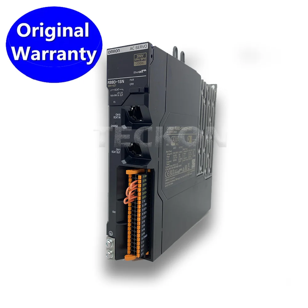 R88D Kintamosios srovės servovaldiklis su įmontuota EtherCAT ryšių sistema 100 W R88D-1SN01H-ECT vienfazis trifazis 200 V kintamosios srovės