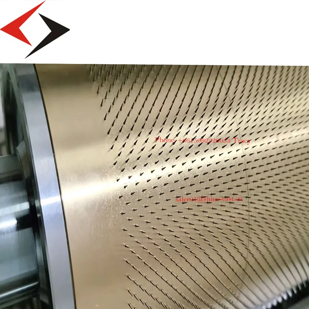 Online Micro Perforation Rollers Needle Segments Pin Sleeve Spiked Roller Shaft  for Making Vent Film and Breathable Fabric