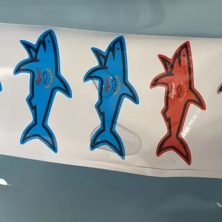2025 Customized 3D Paul Shark Sticker Logo Wholesale