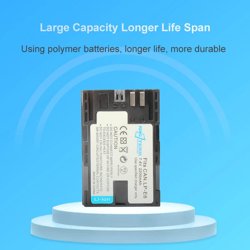 Ayex Caricatore USB Doppio Per Batterie Canon Agli Ioni Di Litio Tipo Lp E6 Ricarica Tramite Presa U Uzrceombkn7s1c5heukw