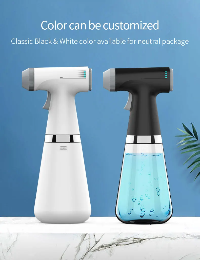 Professional Electric Spray Bottle Rechargeable Handheld Multi Function for Plant Care Hair Design and Household Cleaning Tasks manufacture