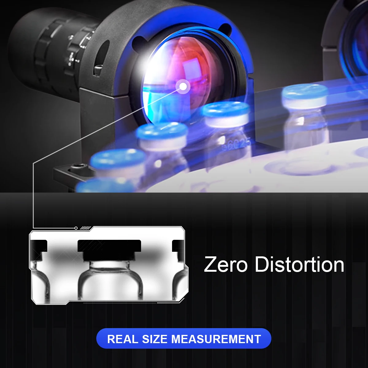 High Performance 1/2'' C Mount Telecentric Lenses for Measurement