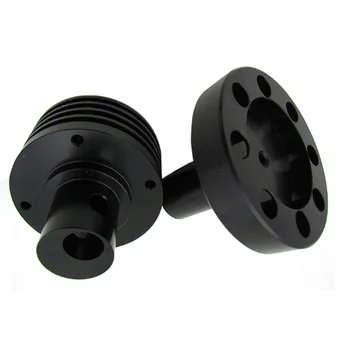 Black 6061 aluminum billet thread rotor equipment Accessories Factory price by your design