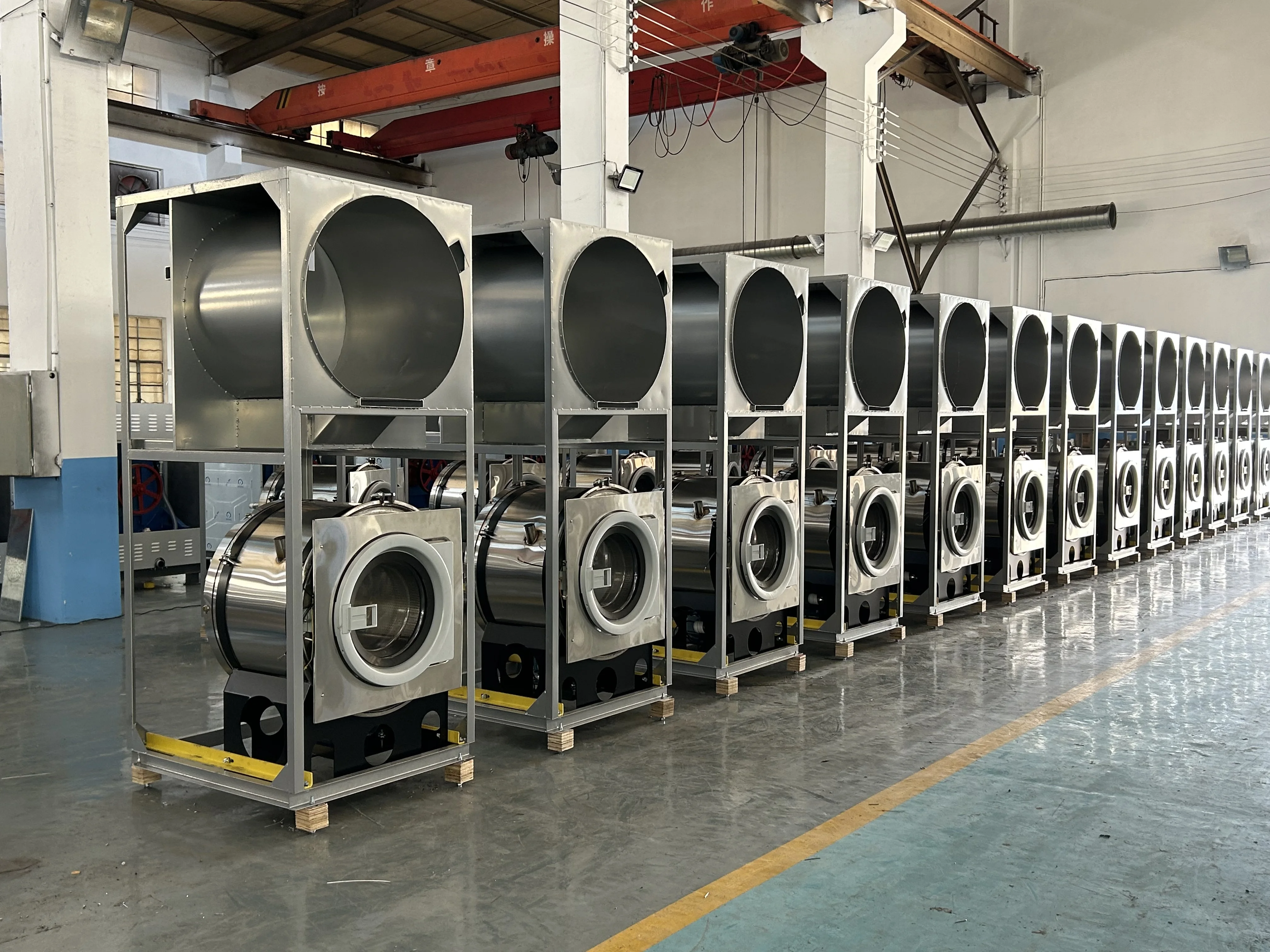Commercial Laundromat Stack Washing Machine and Dryer Laundry Washer and Dryer Equipment