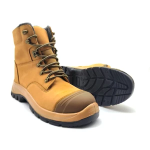 AU Safety Boots Steel Toe Steel Plate Manufacture Shoes Price First Nubuck Leather Construction Work Boots