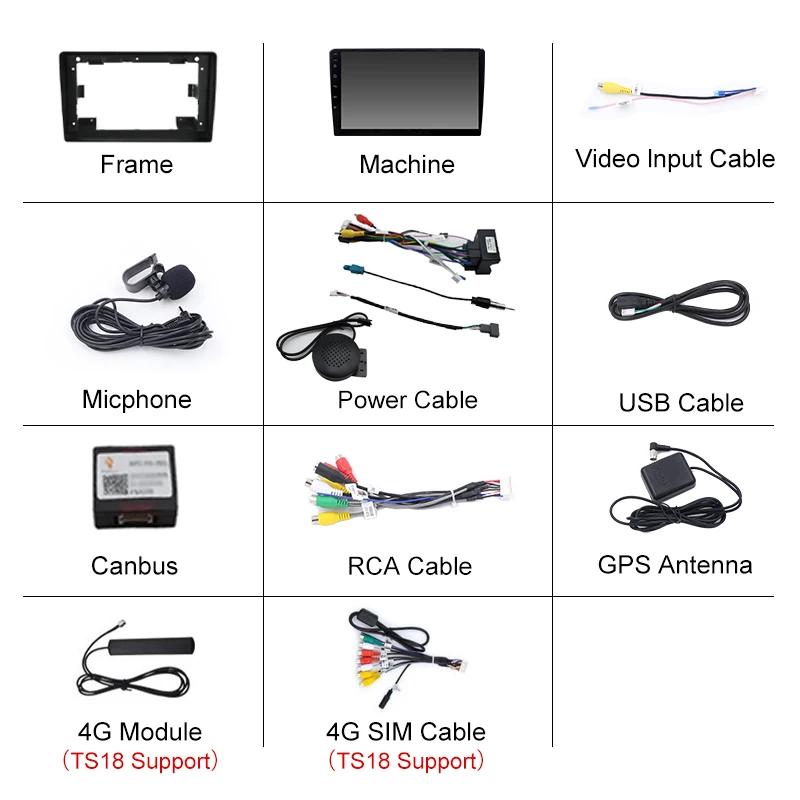 2Din Android Car Radio 4G RAM Car Stereo DVD GPS Navigation Player Multimedia Android Auto Carplay for Peugeot 308 T9