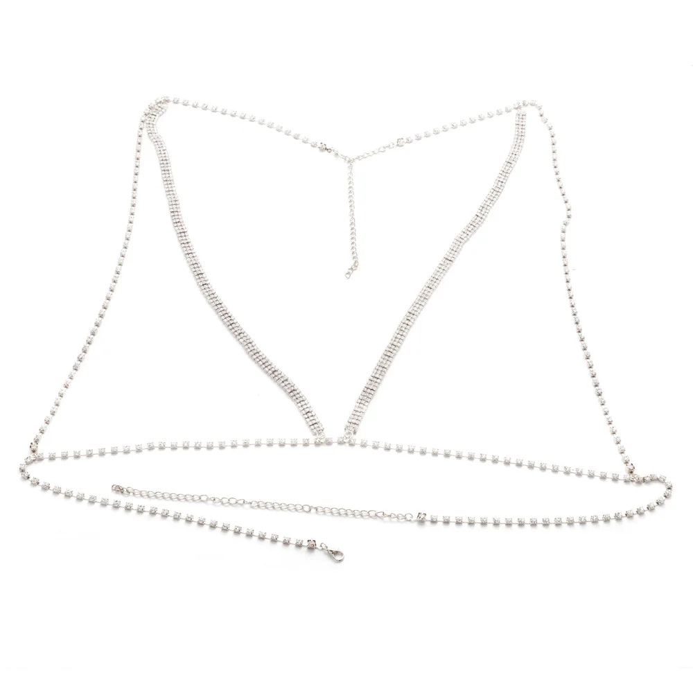 Jc Crystal Summer Beach Women Stainless Steel Crystal Rhinestone Body