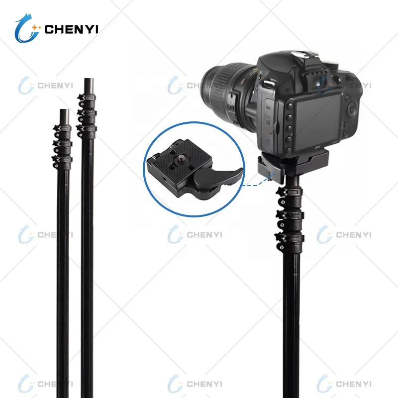 7 Meter 9 Meter 15 Meter Strong and Stable Carbon Fiber  Telescopic Tripod Pole for Camera