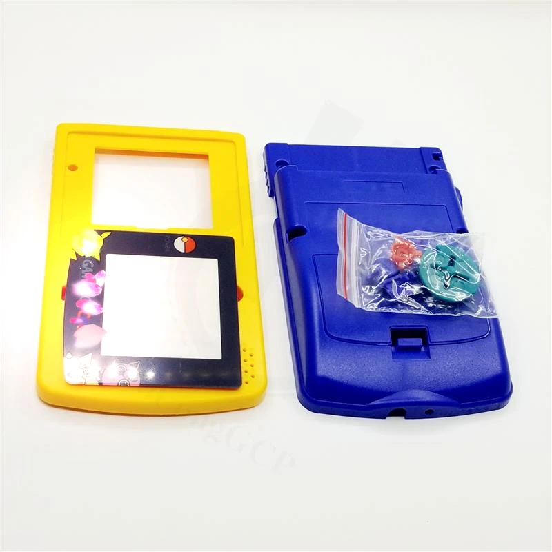 Игровой чехол «сделай сам» для P0kem0n Ограниченная серия желтая синяя оболочка Корпус Сменный Чехол Gameboy цвет