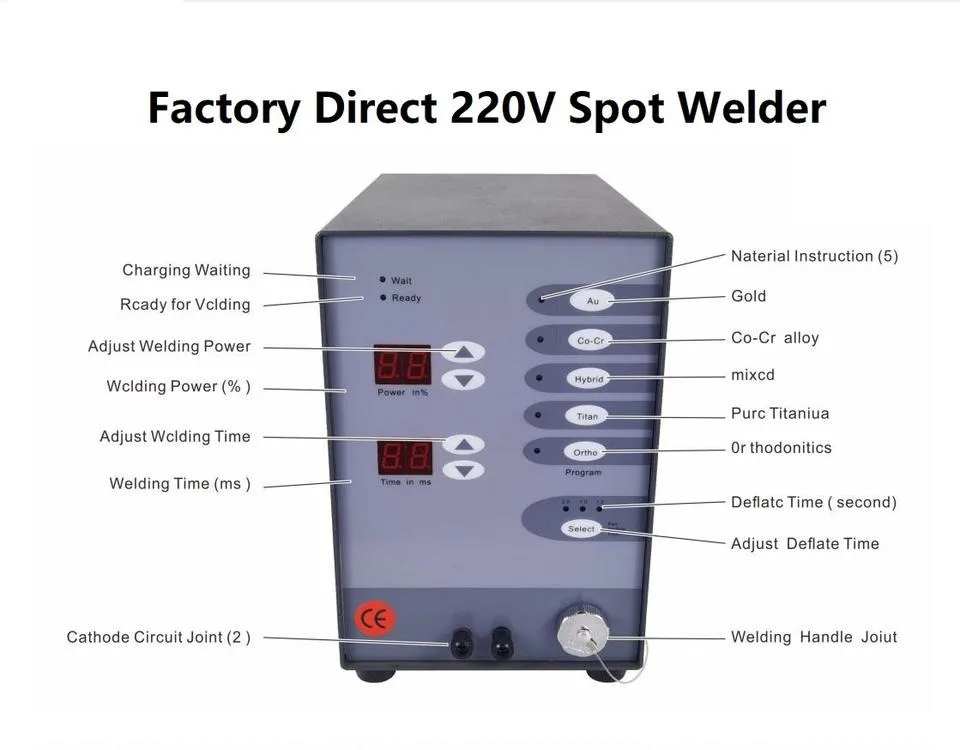 Custom Colors and Logo Glasses Frame Spot Welding Machine