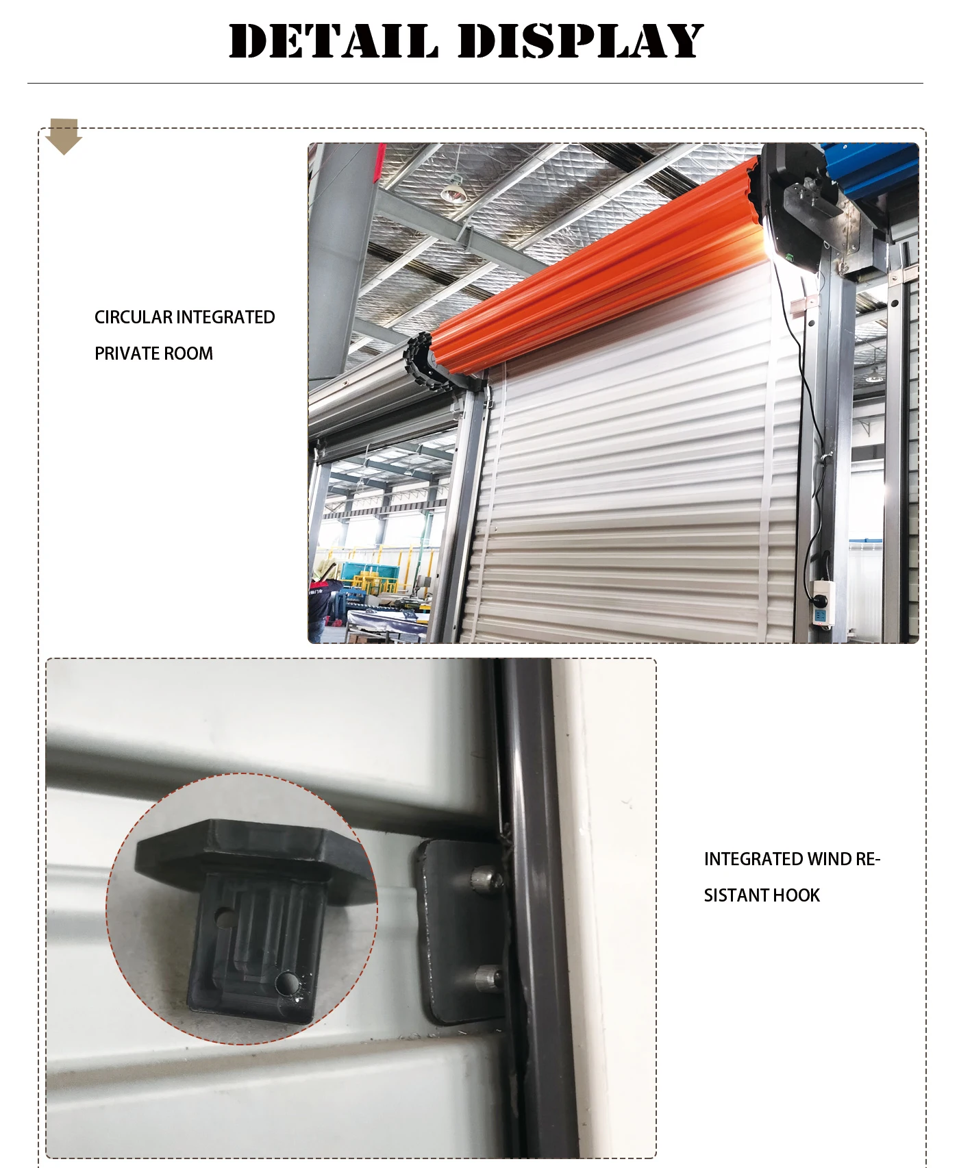 Factory direct sales of new self storage roller shutter doors supplier