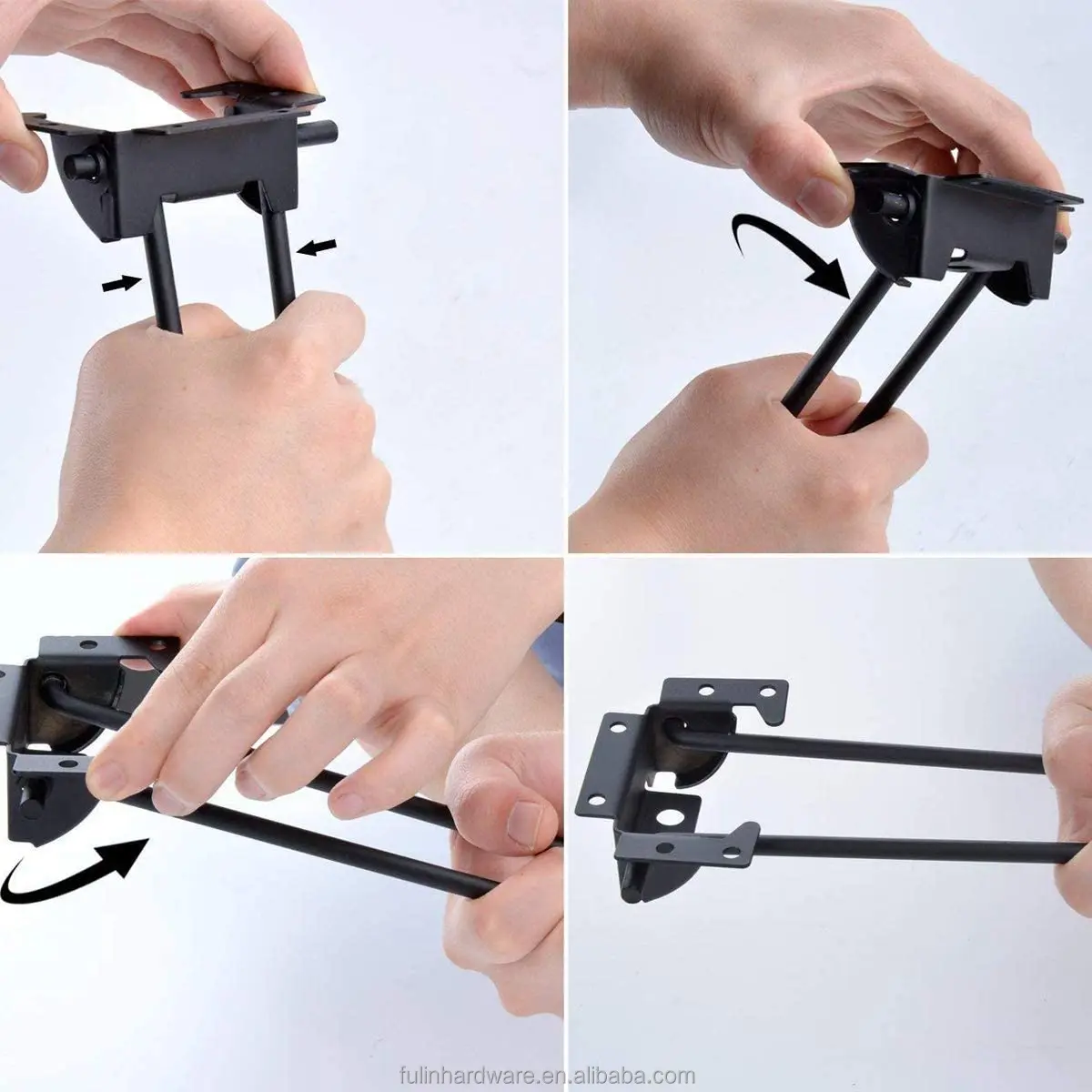 High Quality Modern Metal Iron Folding Hairpin Table Legs Hairpin