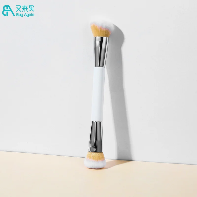 Buy Again Wholesale Double Side Dual Ended Makeup Brush Foundation