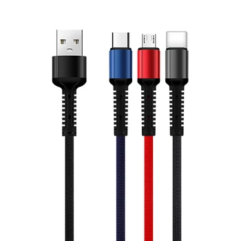 LKL 3 in 1 Fast Charging Cable Special Design Multi Charging Cable Compatible with Simultaneous Charging of Multiple Devices