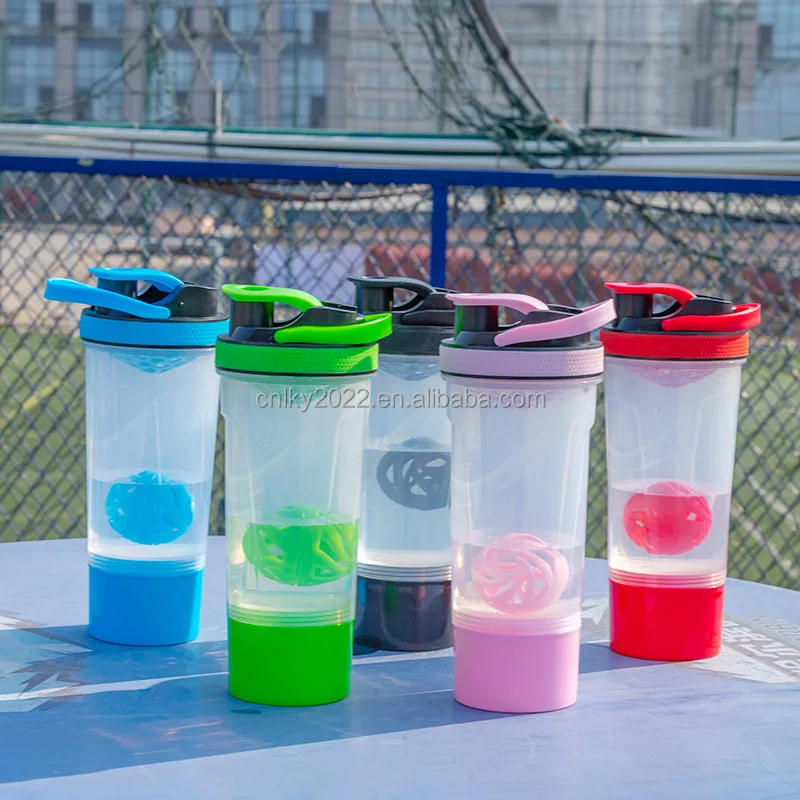 Custom Logo BPA Free 700ml Fitness Plastic Gym Protein Shaker Cup ...