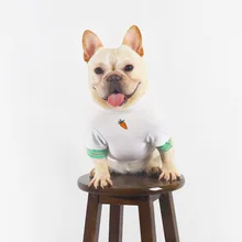 Dog Puppy Vest T-Shirt Breathable Soft Polyester and Cotton Pet Clothes for Spring Comfortable Outfit Costumes for Cats