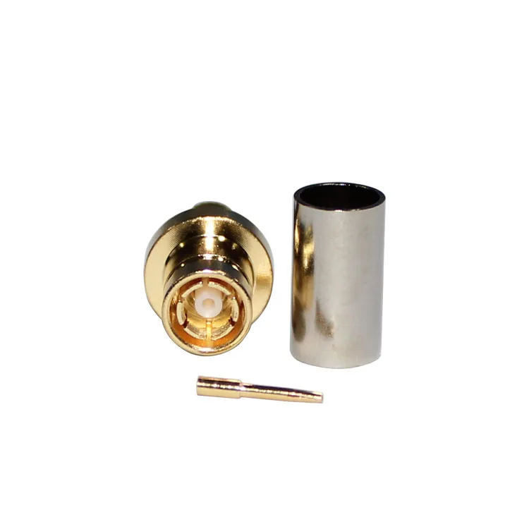 product good manufacturer smb c k3 coaxial connector all copper gold plated smb female connector for rg58 rg142-1