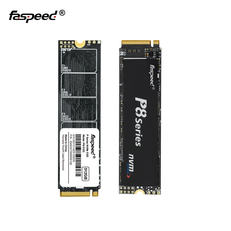 Faspeed Custom M.2 NVMe 2280 SSD - 2TB, 1TB, 512GB, 256GB, 128GB