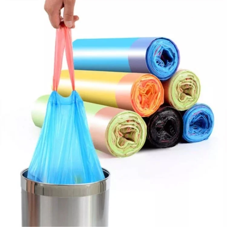 90pcs/180pcs Kitchen Household Drawstring Type Garbage Bag,4