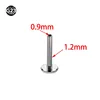 1.2 Titanium base M0.9 rod length-Silver