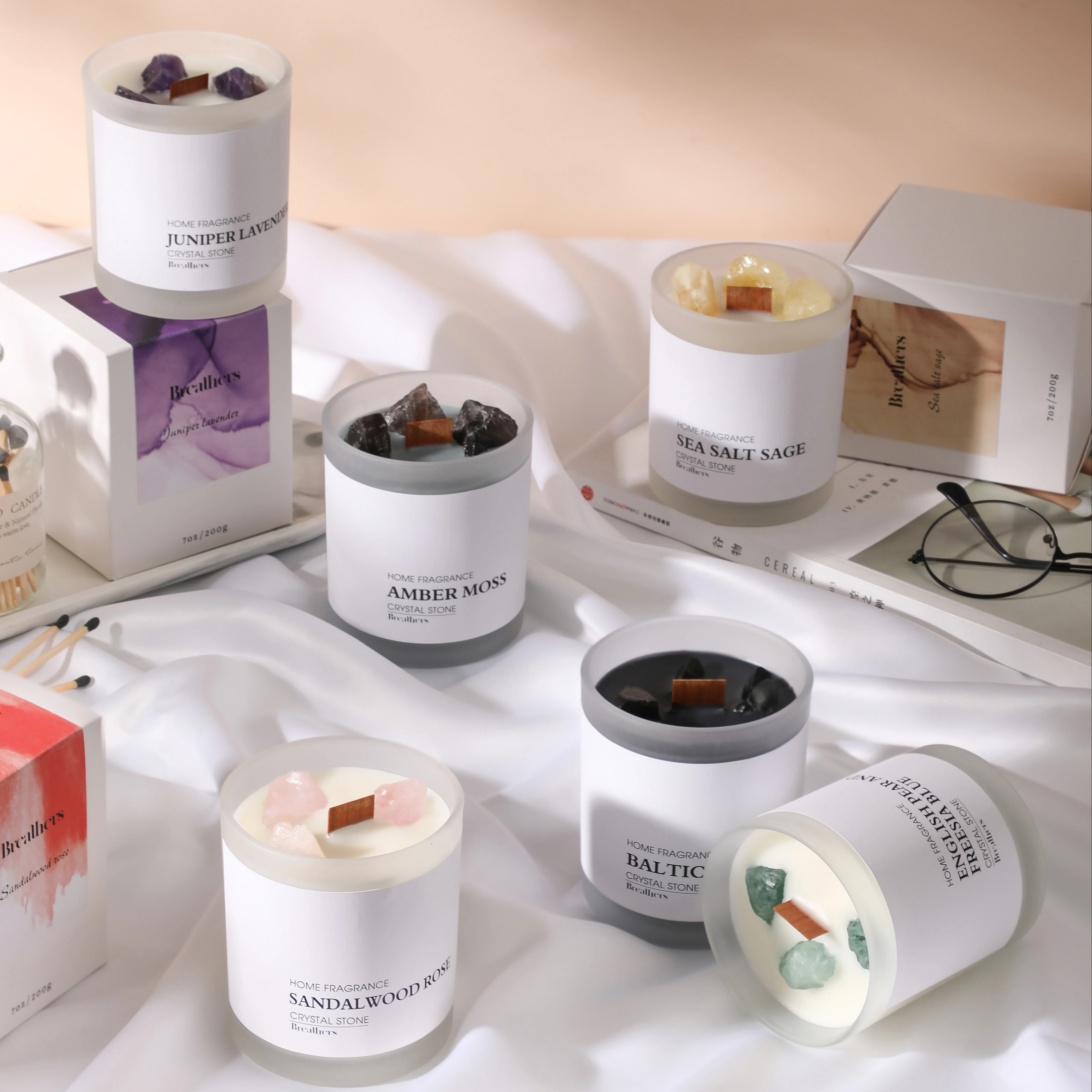 Wholesale Soy Wax Sweet Basil Vanilla White Clove Fragrance Scented