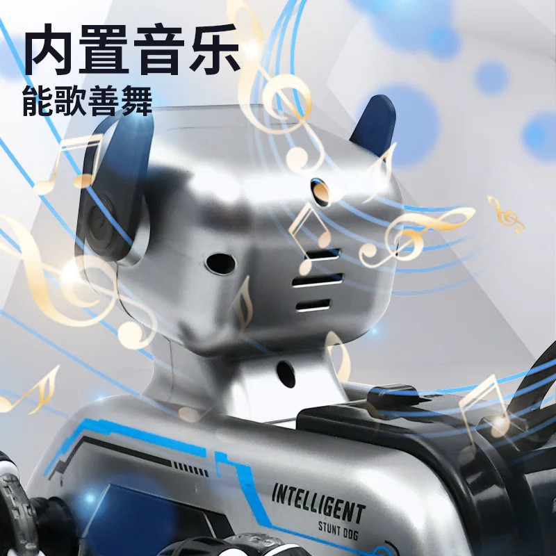Hot RC Robot Dog - 18mins Play Time with Light up Music