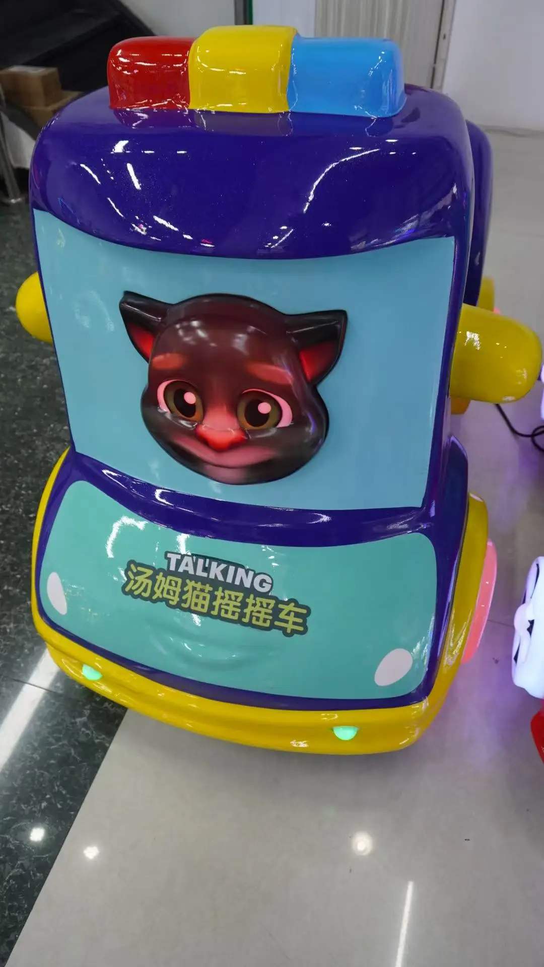 Coin-Operated Indoor Kiddie Ride Talking Tom Amusement Machine