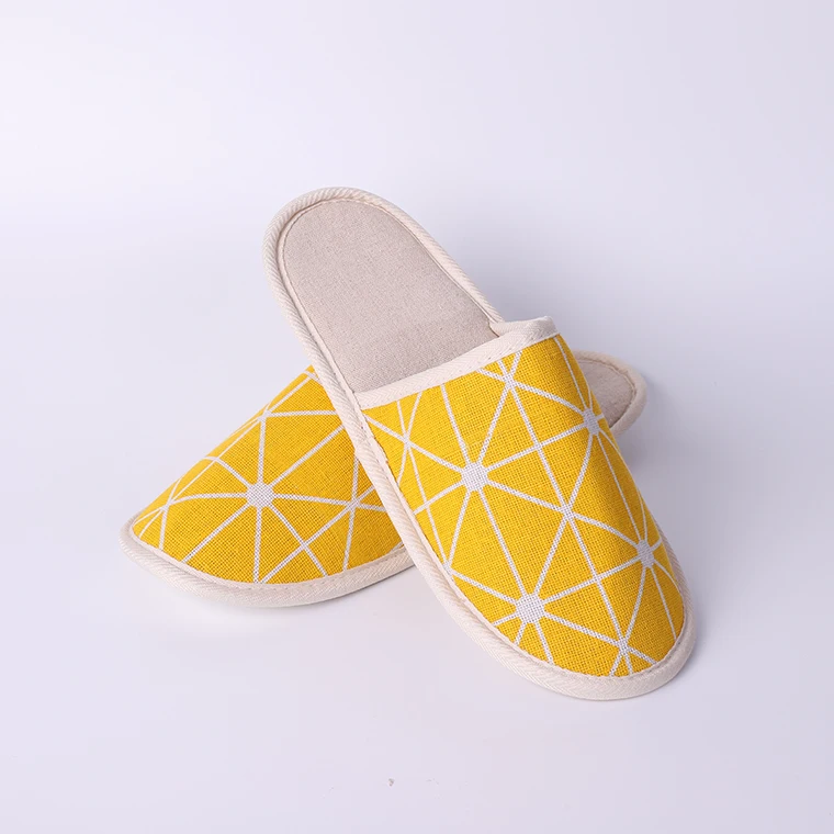 Wholesale popular bedroom disposable indoor Non-slip cloth slipper