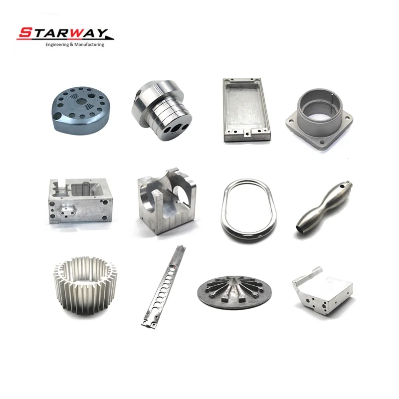 ISO9001 Certified Factory 5 Axis OEM Precision Aluminum Stainless Steel Brass Plastic Custom CNC Metal Milling Machining Parts
