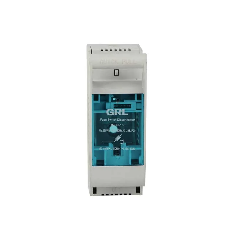GRL DC Power NH Fuse Switch Disconnector DNH9 Series 1P 2p 3p DC SWITCH Dc Solar Disconnect Fused Switch