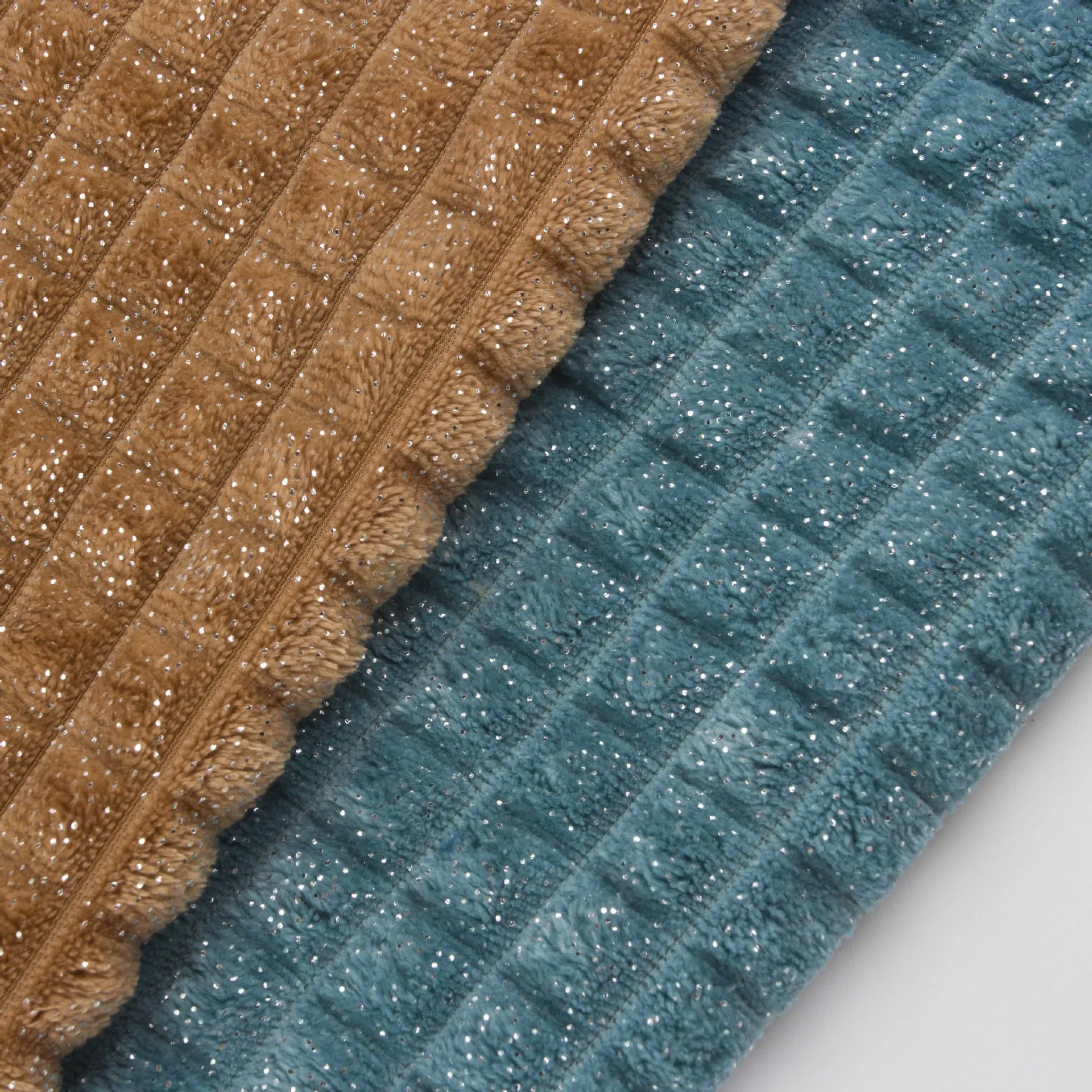 Супермягкое жаккардовое одеяло, ткань, твердый штамп, золотой, серебряный, пушистый фланелевый флис, ткань для обивки одеяла