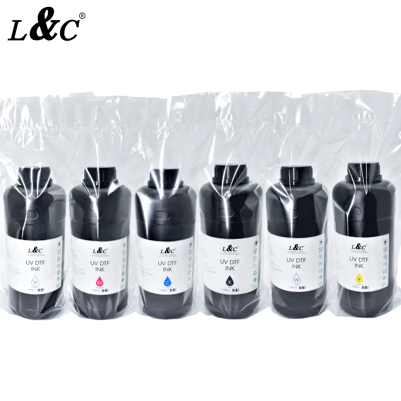 Premium Textile Printing Inks AB UV Dtf  Film UV Dtf Ink for Epson Printer 1390 I3200 Dx5 Dx7 TX800 XP600 Uv Dtf Printer I3200