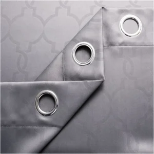 OEKO-TEX Offered Embossed Window Curtains Polyester Blackout Curtains for the Living Room Blackout