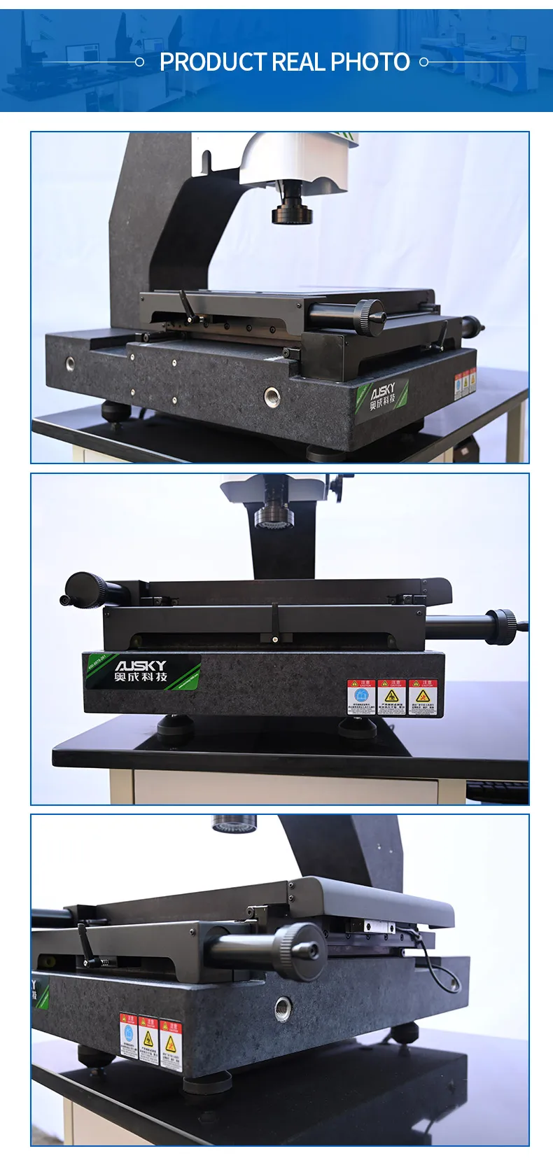 High Accuracy Optical Measuring Machine VMM Vision System AQC320 - 0 ...