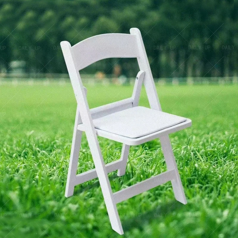 Portable Folding Chair for Hall Space Saving Outdoor Garden Chair Furniture outdoor resin wedding chairs