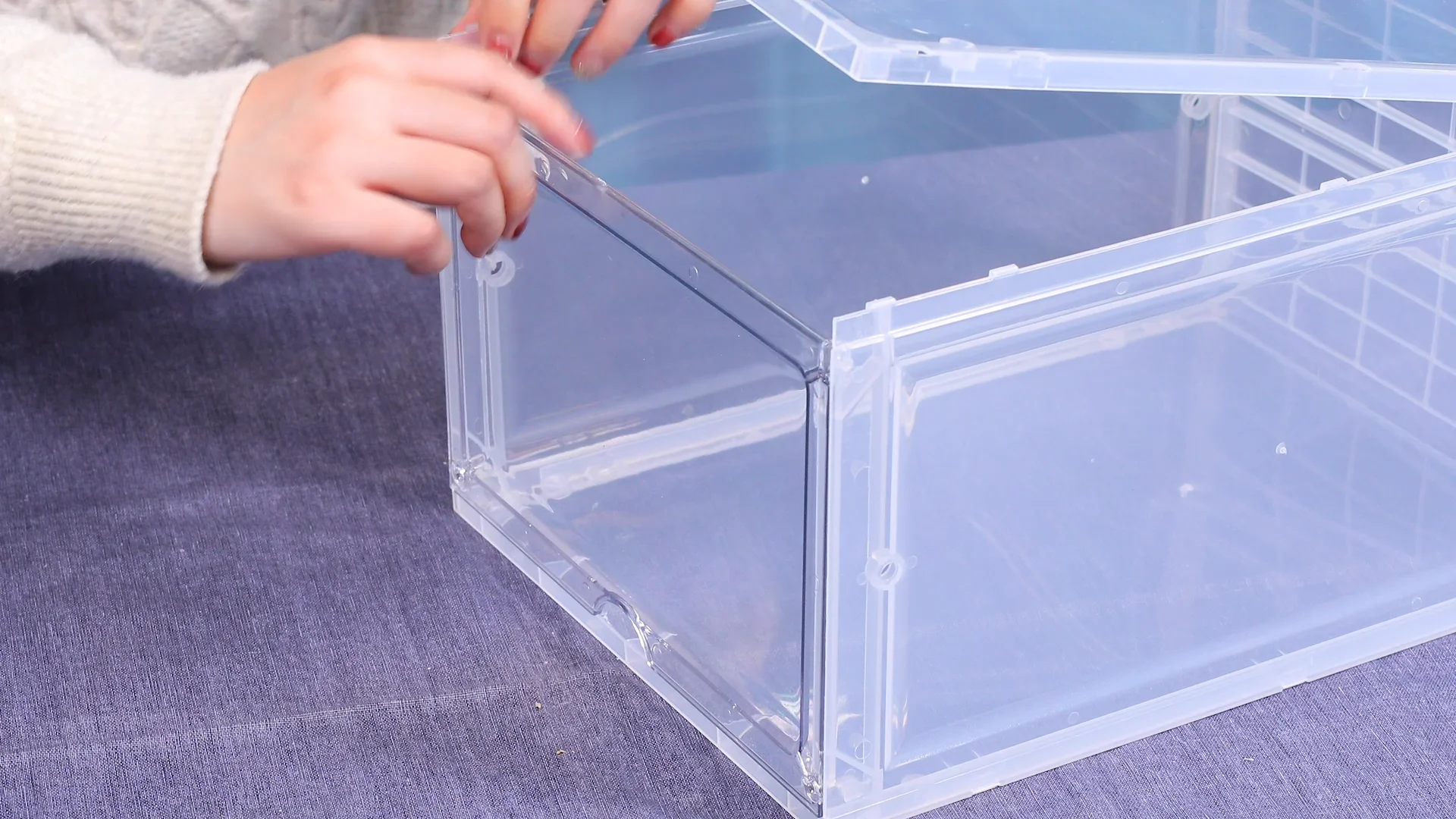 Как собрать прозрачную коробку