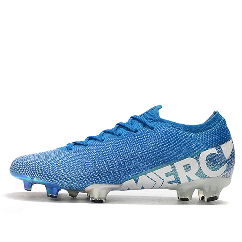 Фирменная спортивная обувь botines de futbo FG с шипами низкие футбольные бутсы мужская прочная футбольная для тренировок