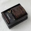 Conjunto de caja de regalo marrón jing kk